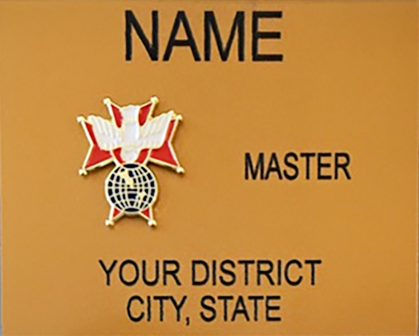 1880-Master - Name Badge (GOLD)